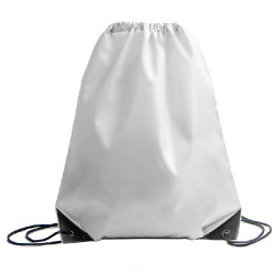 Рюкзак мешок с укреплёнными уголками BY DAY, белый, 35*41 см, полиэстер 210D (белый)